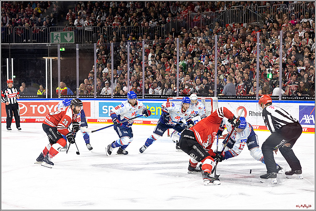 PENNY DEL; Koelner Haie-Adler Mannheim; Koeln, 17.03.2023